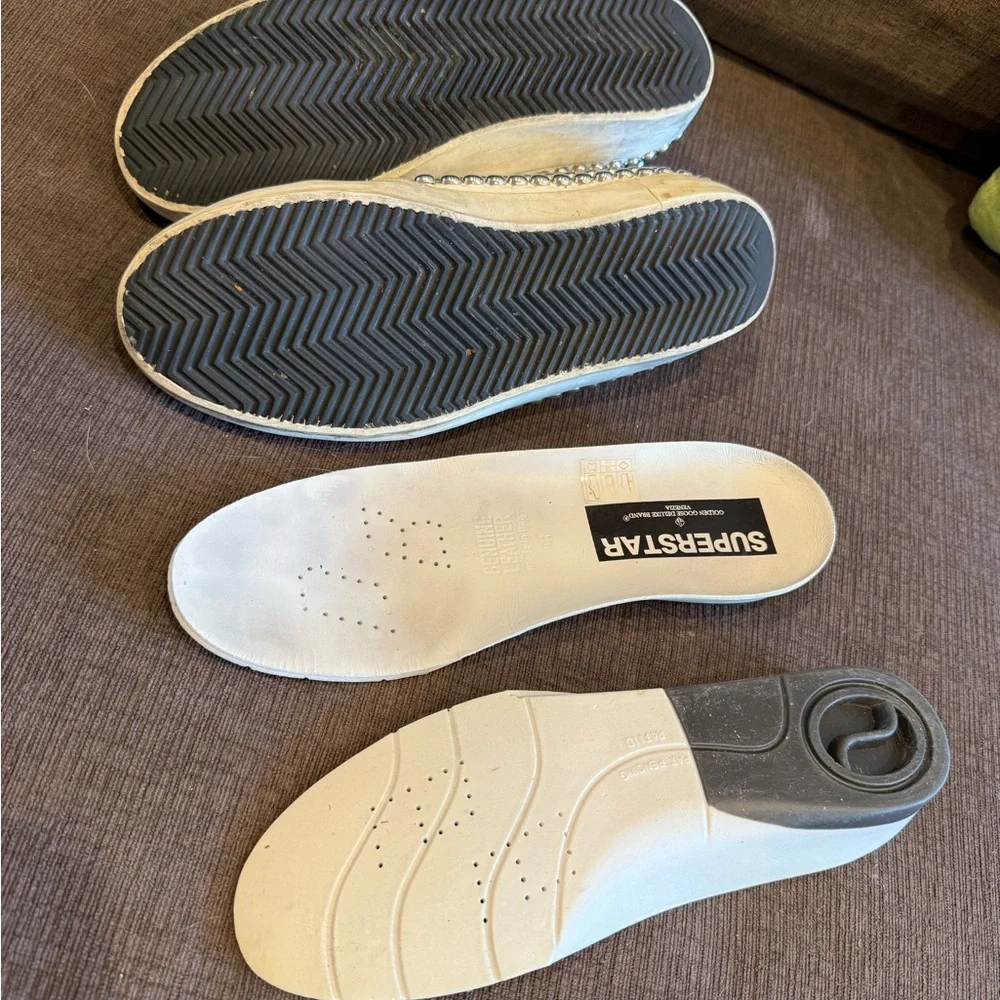 Golden Goose size41 Sneakers with silver studs- barely worn - Picture 6 of 8